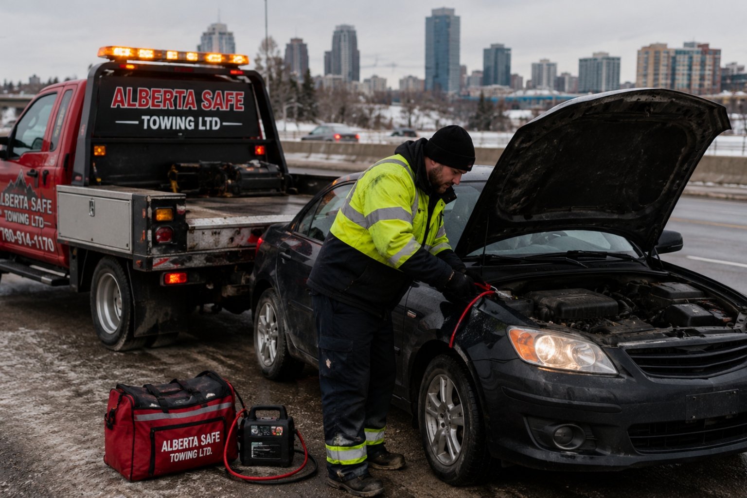 Emergency Roadside Assistance in Edmonton